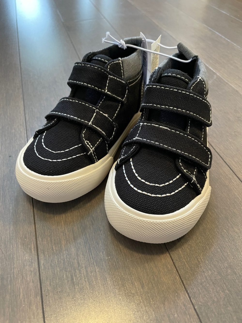 Kids Black High Top style Sneakers shoes